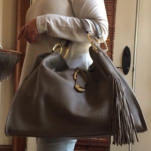 GILI Taupe Leather Bag